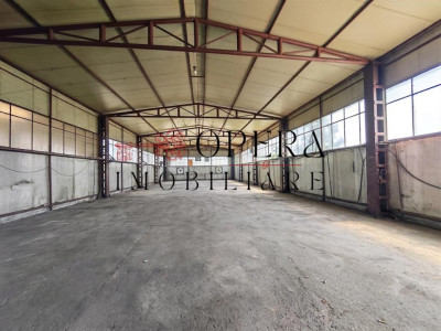 Spatiu industrial 369 mp+1200mp teren | Structura metalica | Letcani