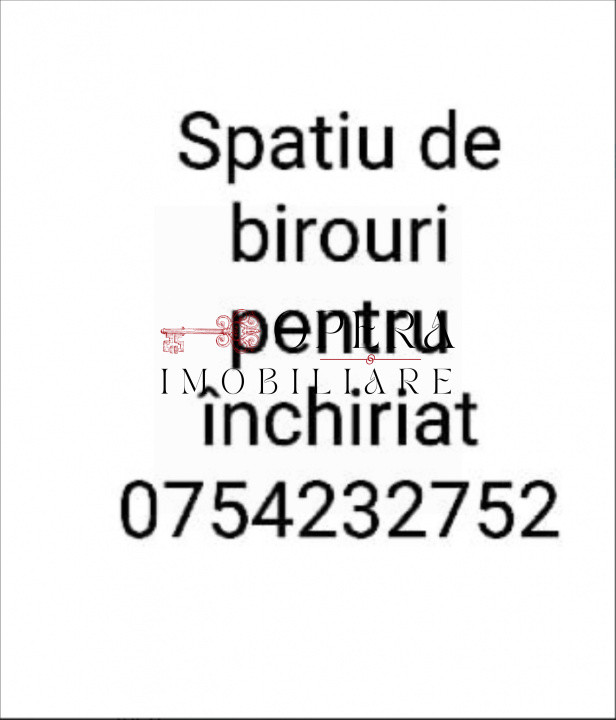 Spatiu pentru birou, de inchiriat, zona Podul de Fier- Tatarasi